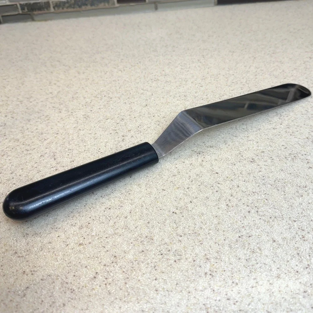 Pampered Chef Offset Spatula Stainless Steel Icing Spreader Cake Decorating Tool
